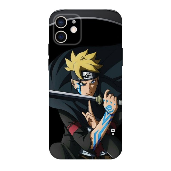 Boruto Uzumaki Stance Back Case for iPhone 12 Pro